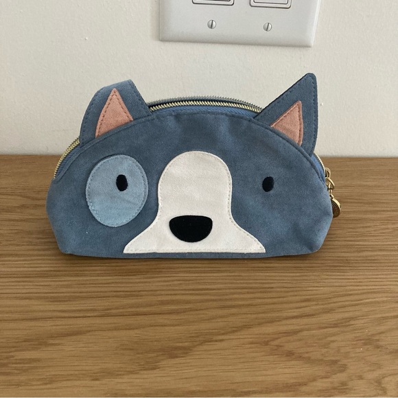 Bath & Body Works Blue Dog Cosmetic Bag - Picture 7 of 7